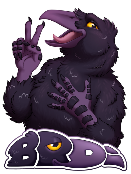 BRDI Conbadge (Character & Name)