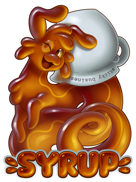 Syrup Conbadge (Character & Name)