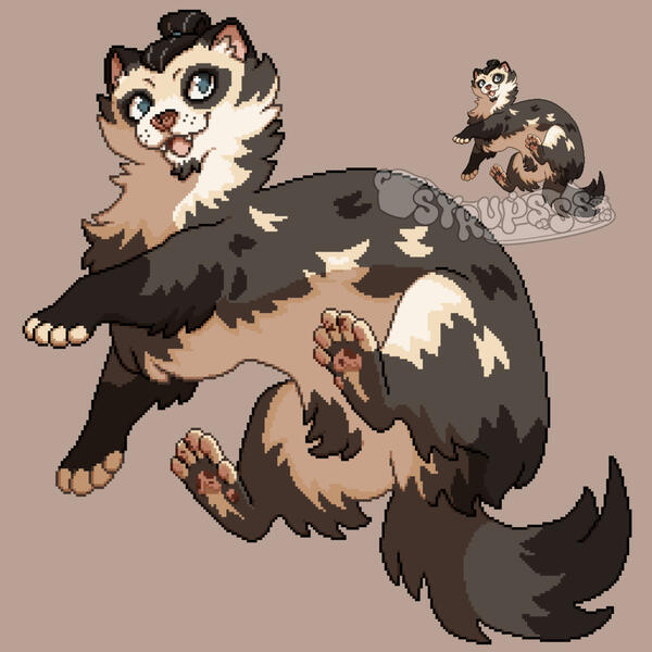Ferret 256px Pixel Doll