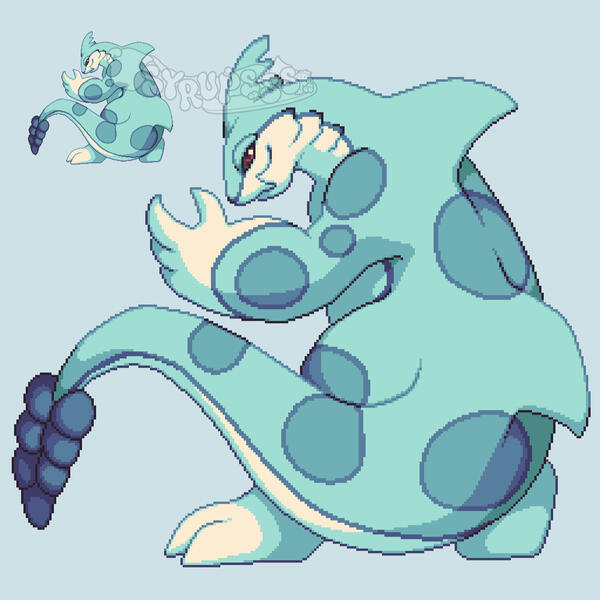 Snake-Shark 256px Pixel Doll